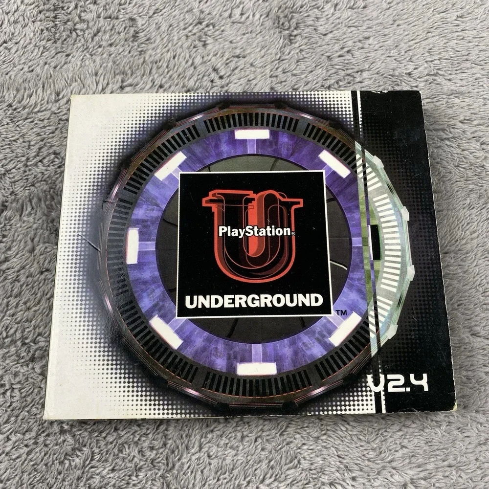 Playstation Underground CD Magazine Demo Discs V2.4 PS1 Complete 2 Disc